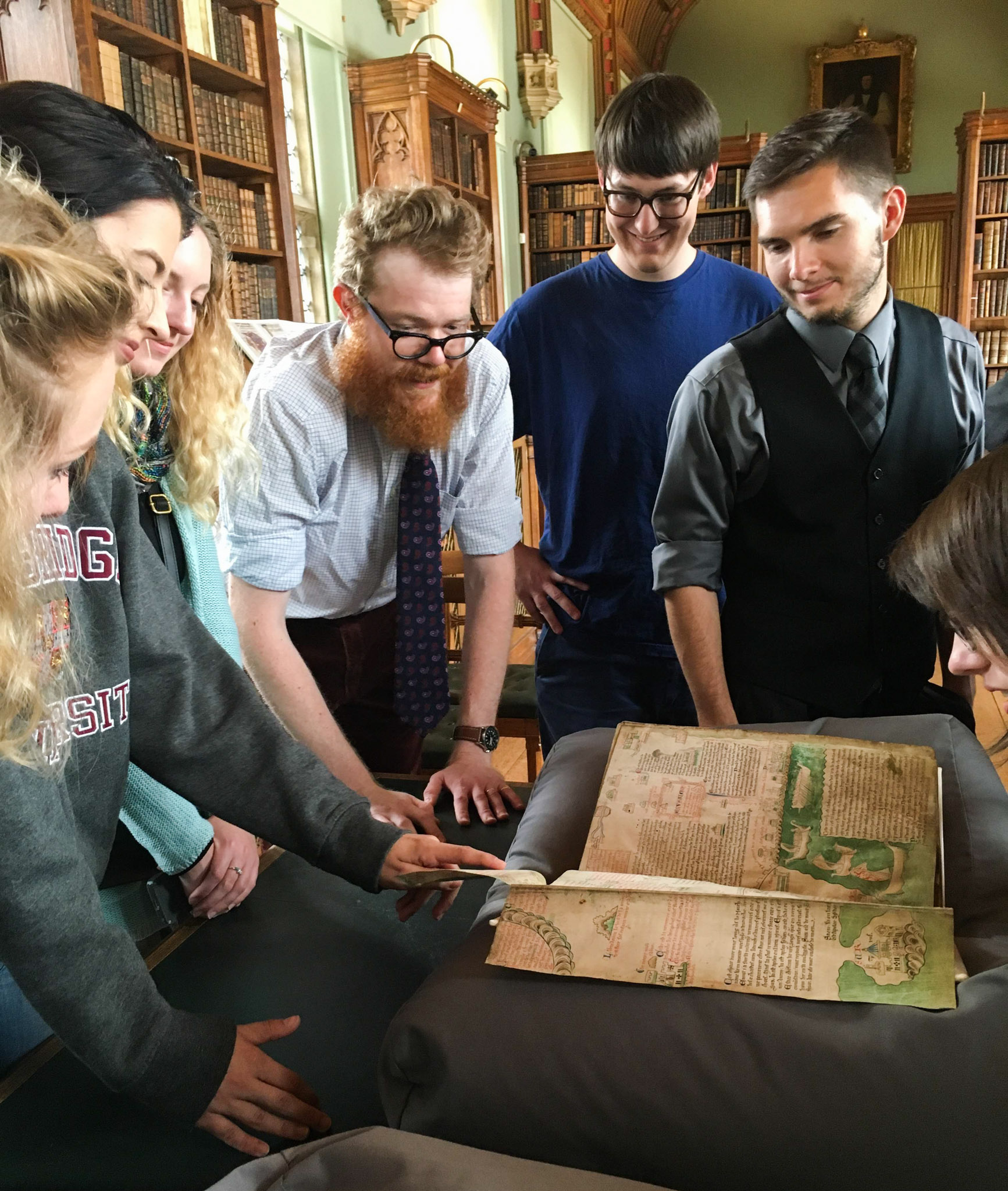 Students at Library
