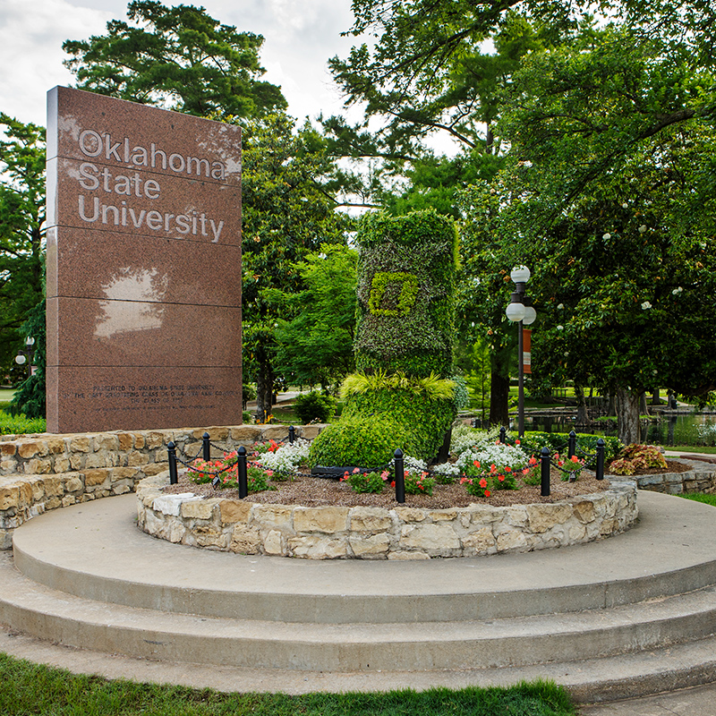 Boot topiary, Stillwater campus